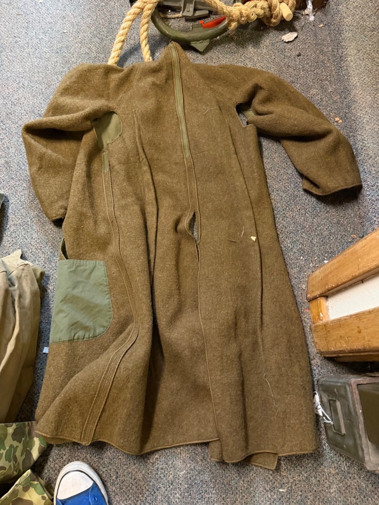 ORIGINAL WWII US ARMY WINTER M1938 GREATCOAT OVERCOAT LINER INSERT- LARGE LONG