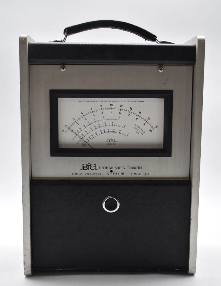 Vintage BTC Electronic Schiotz Model 701 Berkeley Tonometer