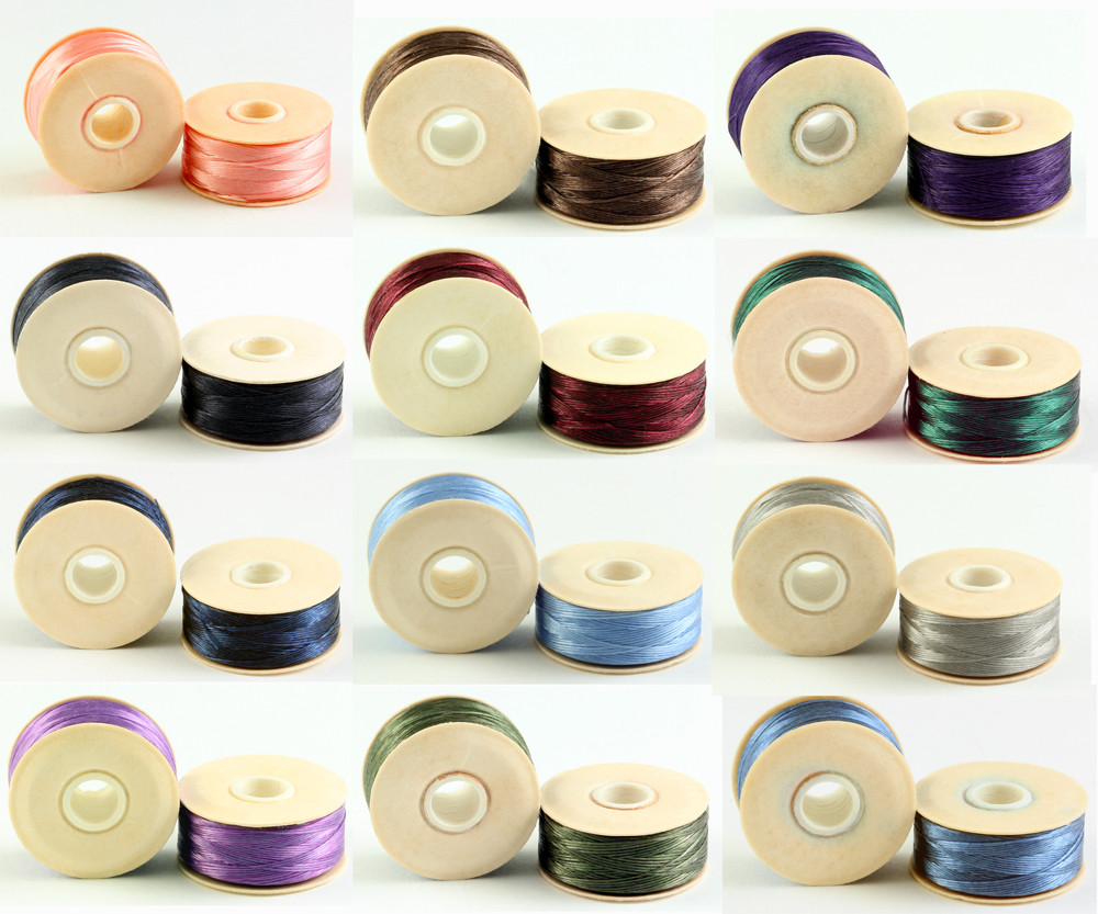 BeadSmith® 1 piece Nymo Nylon Bobbins Thread Stringing Material * Many Colors