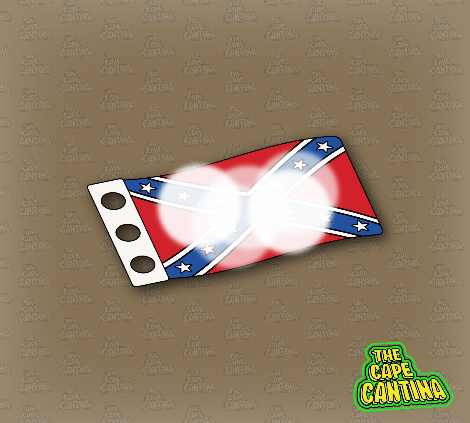 Custom Civil War Style Battle Flag Accessory Choice for LEGO Minifigure Diorama