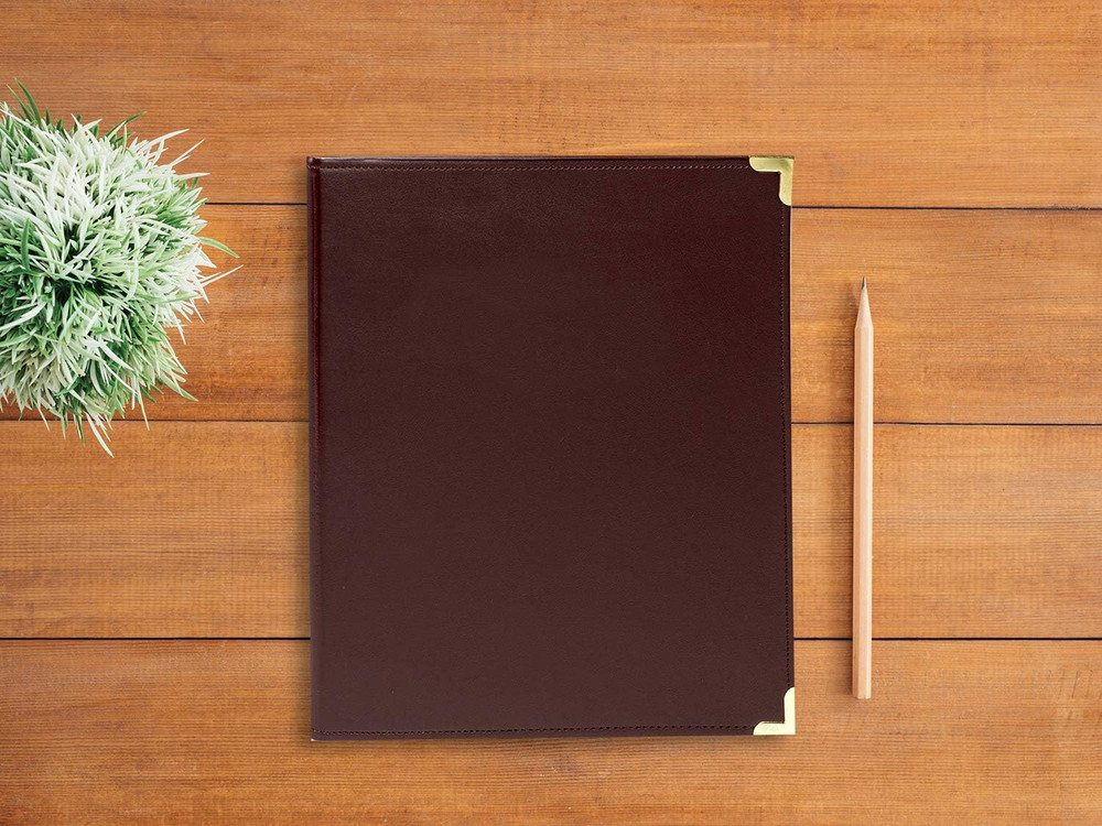 Hemingway Classic Collection Executive Presentation 3 Ring Binder, Round Ring...