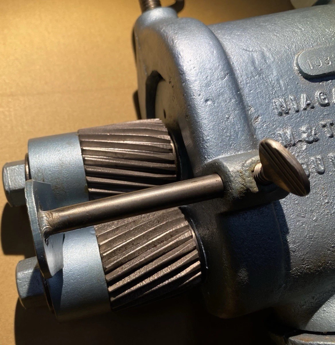 Vintage Niagara Hand Crank Beading & Crimping Rotary Machine Roper Whitney