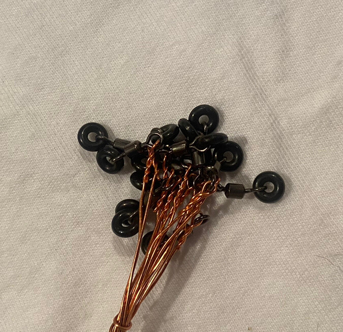 Bakers Dozen Copper Rigging Wire with Ringer Swivel And O-ring