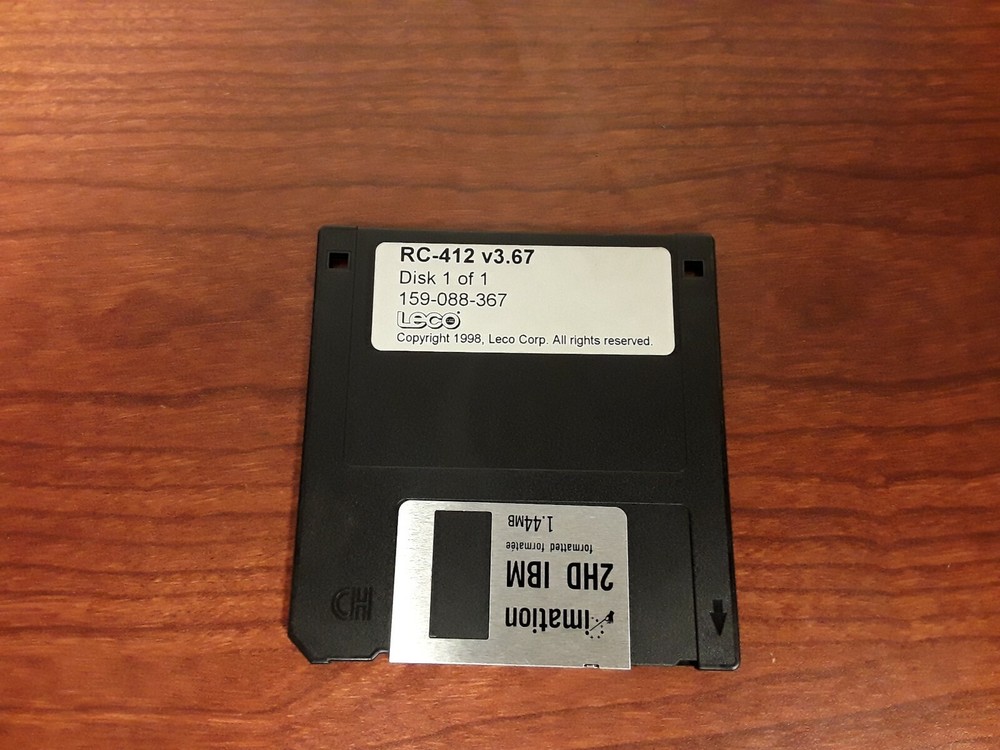 LECO RC-412 Version 3.67, 159-088-0367