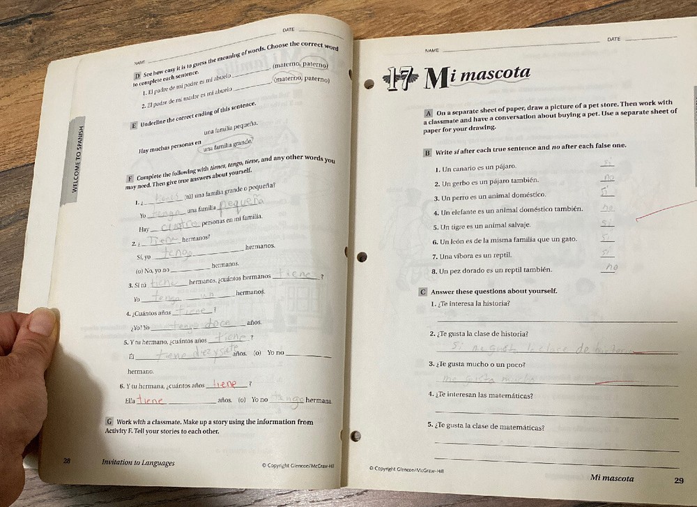 Invitation to Languages Workbook & Audio Activities Student Edition by Schmit…