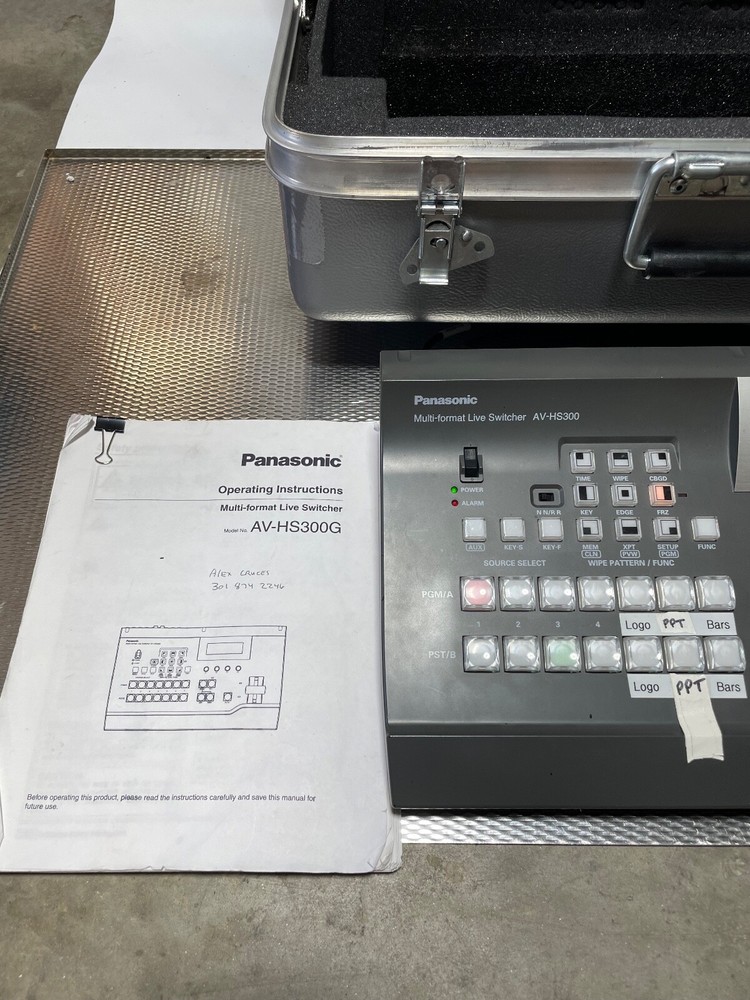 Panasonic AV-HS300 Multi-Format Live Switcher w/AW-P5510AN