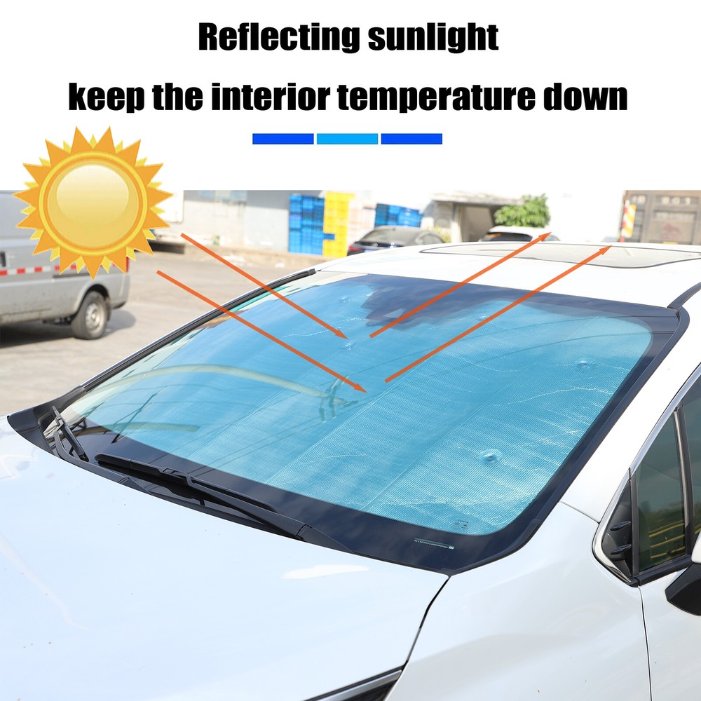Windshield Sun Shade interior Sun UV Protector Custom Fit For Sienna 2021-2023