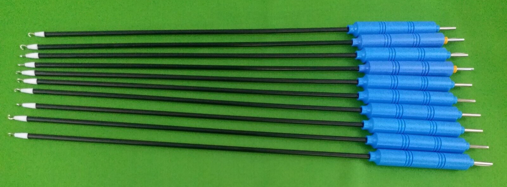 10pc Laparoscopic J-Hook 5mmx330mm Laparoscopy Endoscopy Surgical Instruments