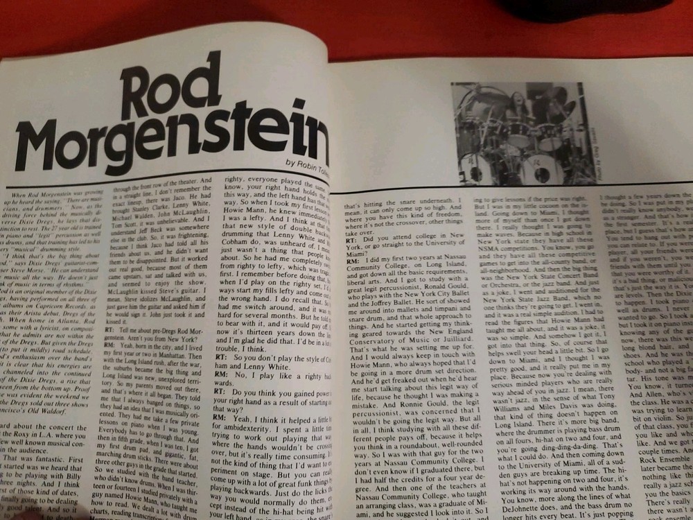 Peter Criss KISS Modern Drummer 1981 Rare