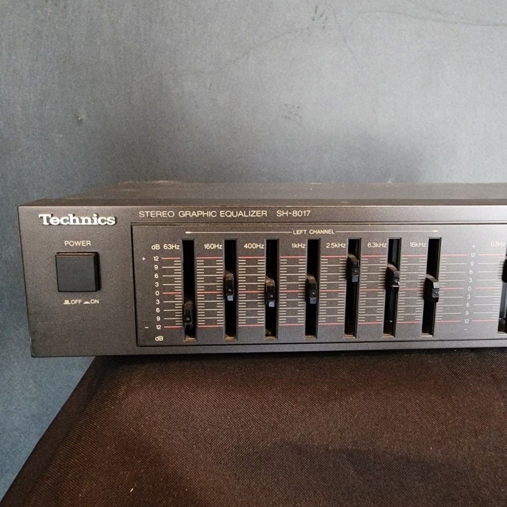 Technics SH 8017 Stereo Graphic Equalizer w Cord, Cable TESTED 3-Day Return