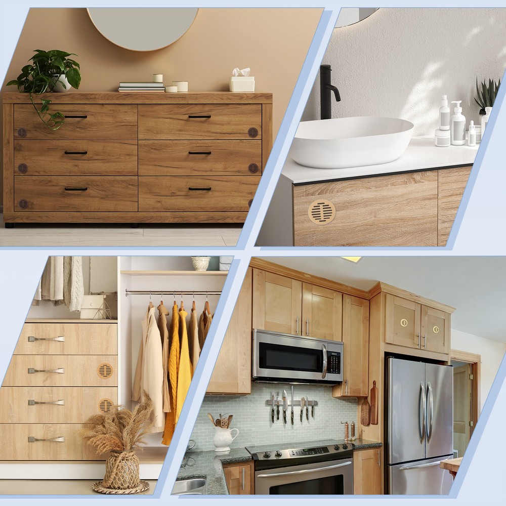 50mm/1.97" Circular Ceiling Ventilation Nozzle Cover Light Grey