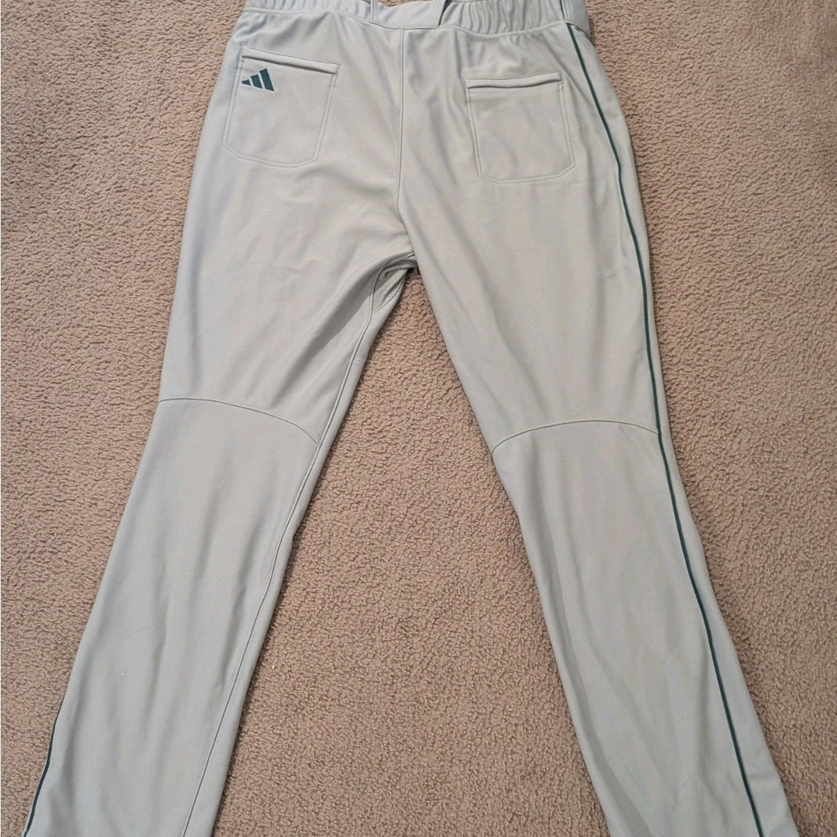 Adidas Baseball Pants Men's S NWOT Green Pinstripe/Logo