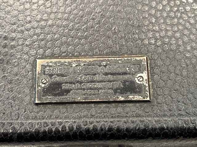 Circa 1920s Bausch & Lomb Optical Ophthalmoscope Box With Velvet Interior