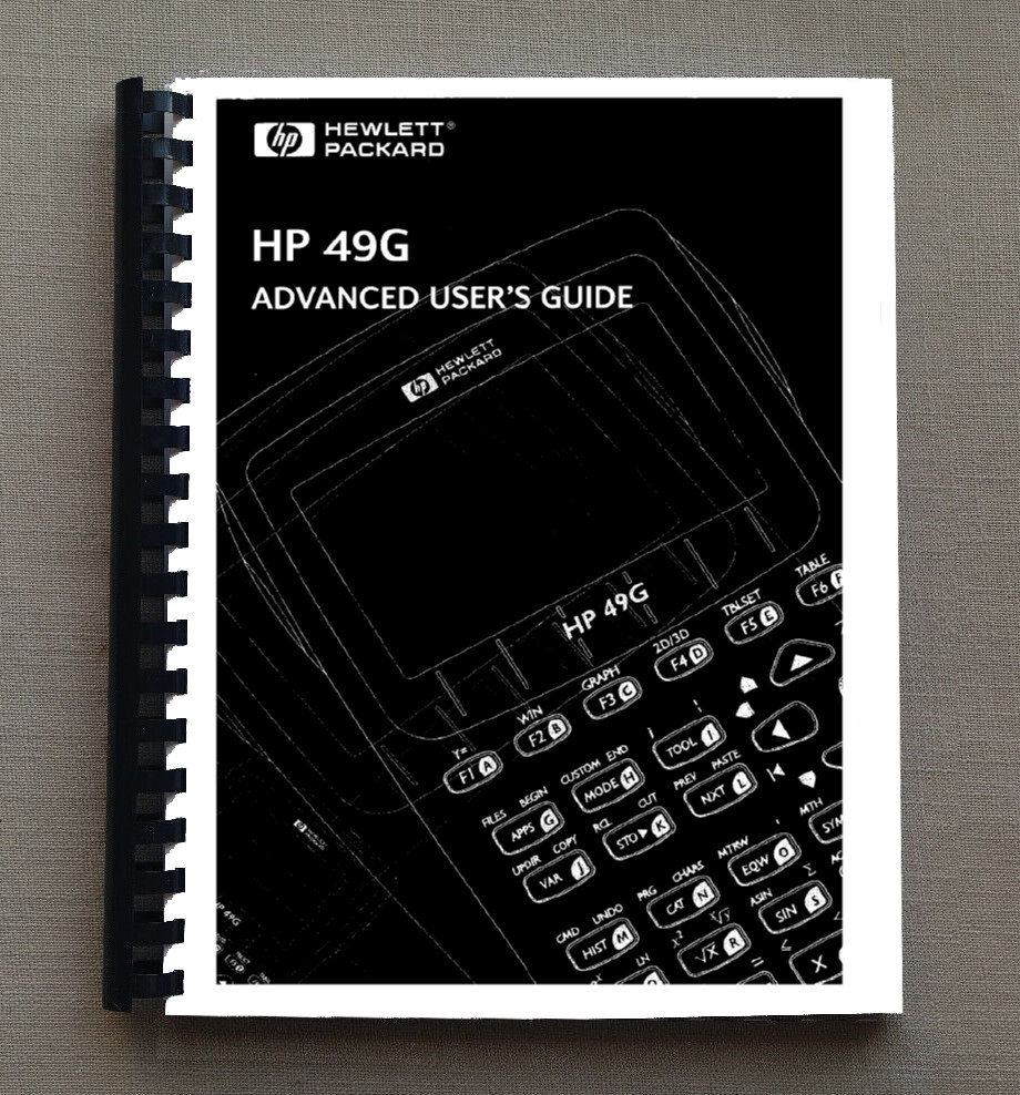 HP-49G Advanced users's Guide