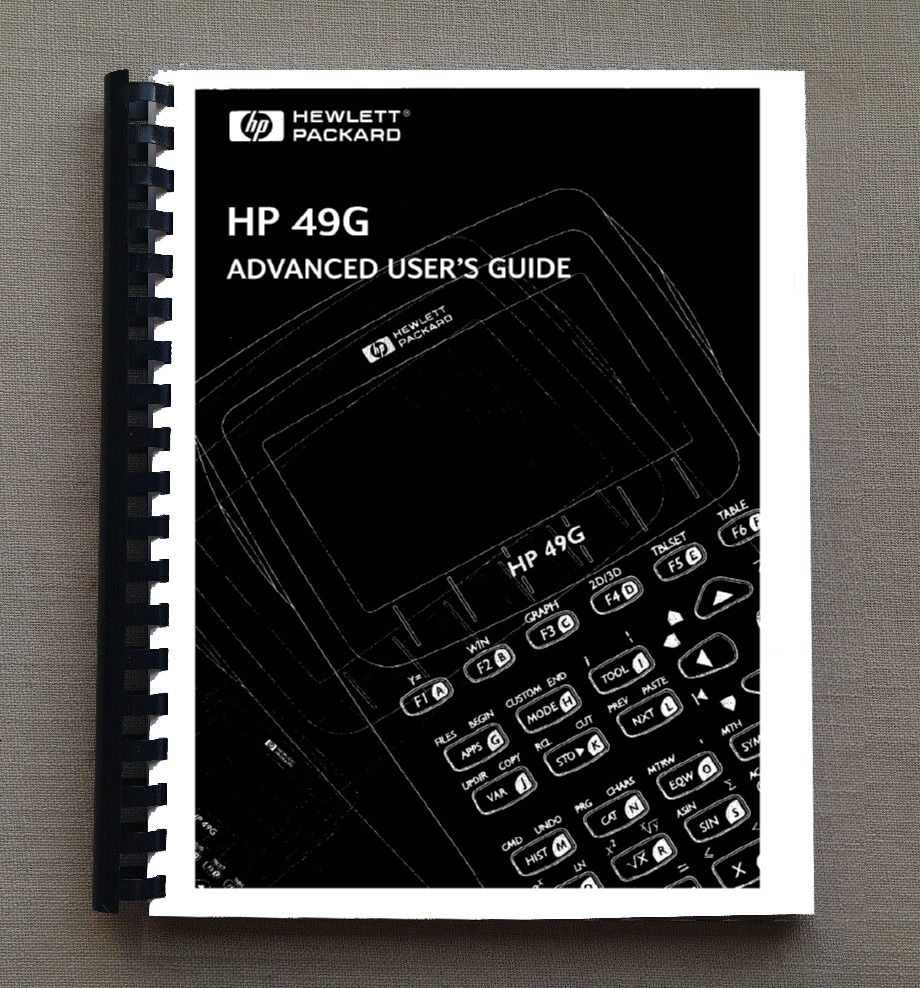 HP-49G Advanced users's Guide