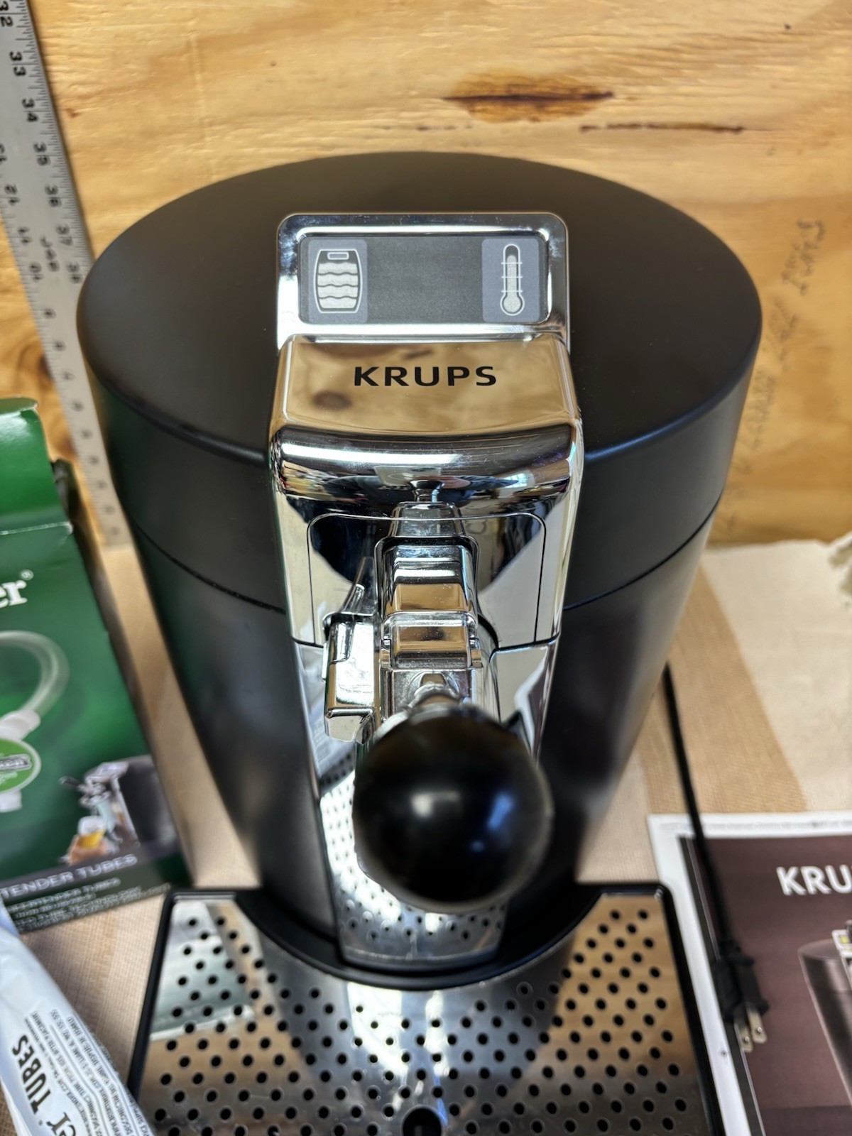 KRUPS BEERTENDER Model VB502 BEER KEG Dispenser With 4 Heineken Tubes ~ Tested