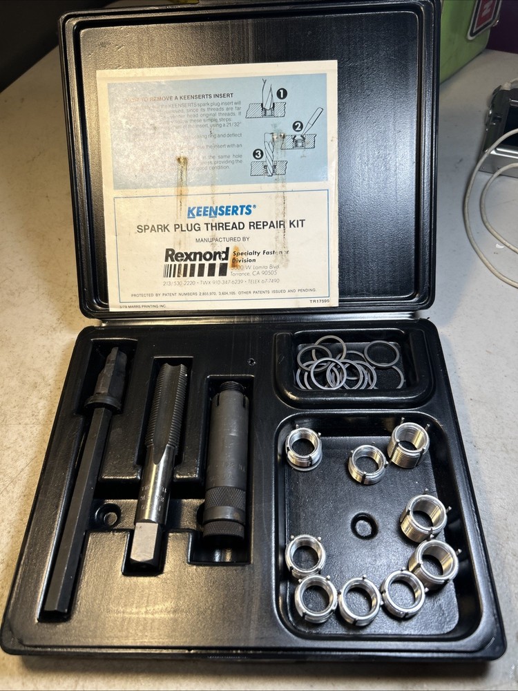 Keensert Spark Plug Thread Repair Partial Kit (See Pics And Description )