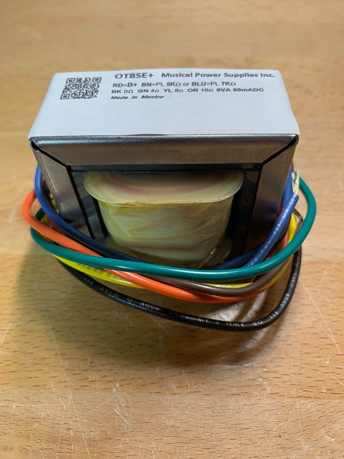 OT8SE-PLUS- Single Ended Tube Output Transformer 5K/7K: 4/8/16 Ohm 8VA 50mADC