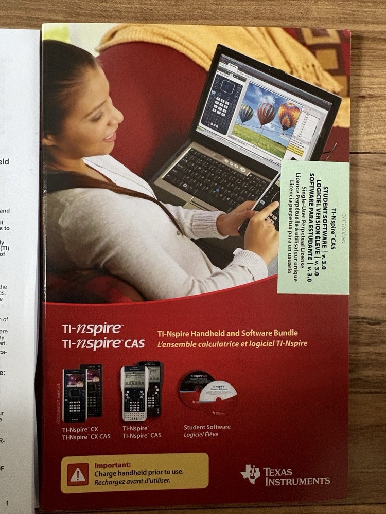 Ti - Nspire CX CAS Student Software (Software License Number)