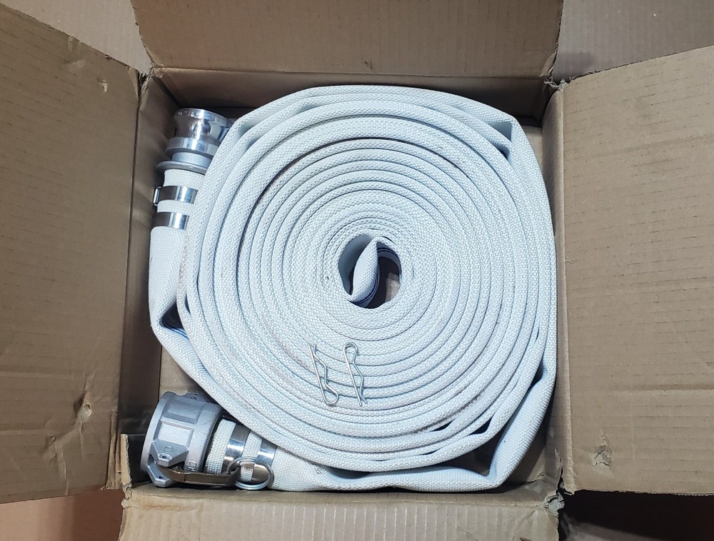 1.5"×50' Camlock Polyester Lay Flat Pump Discharge Hose