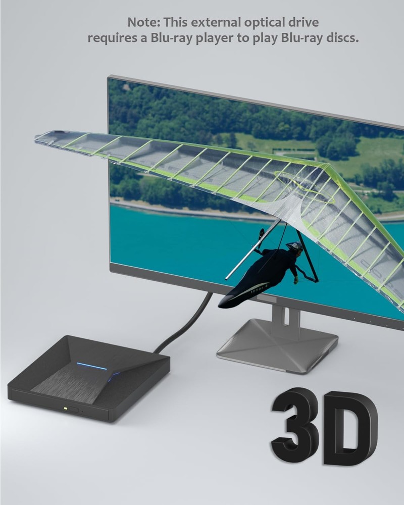 USB 3.0 and Type-C External Bluray Drive, Burner and...