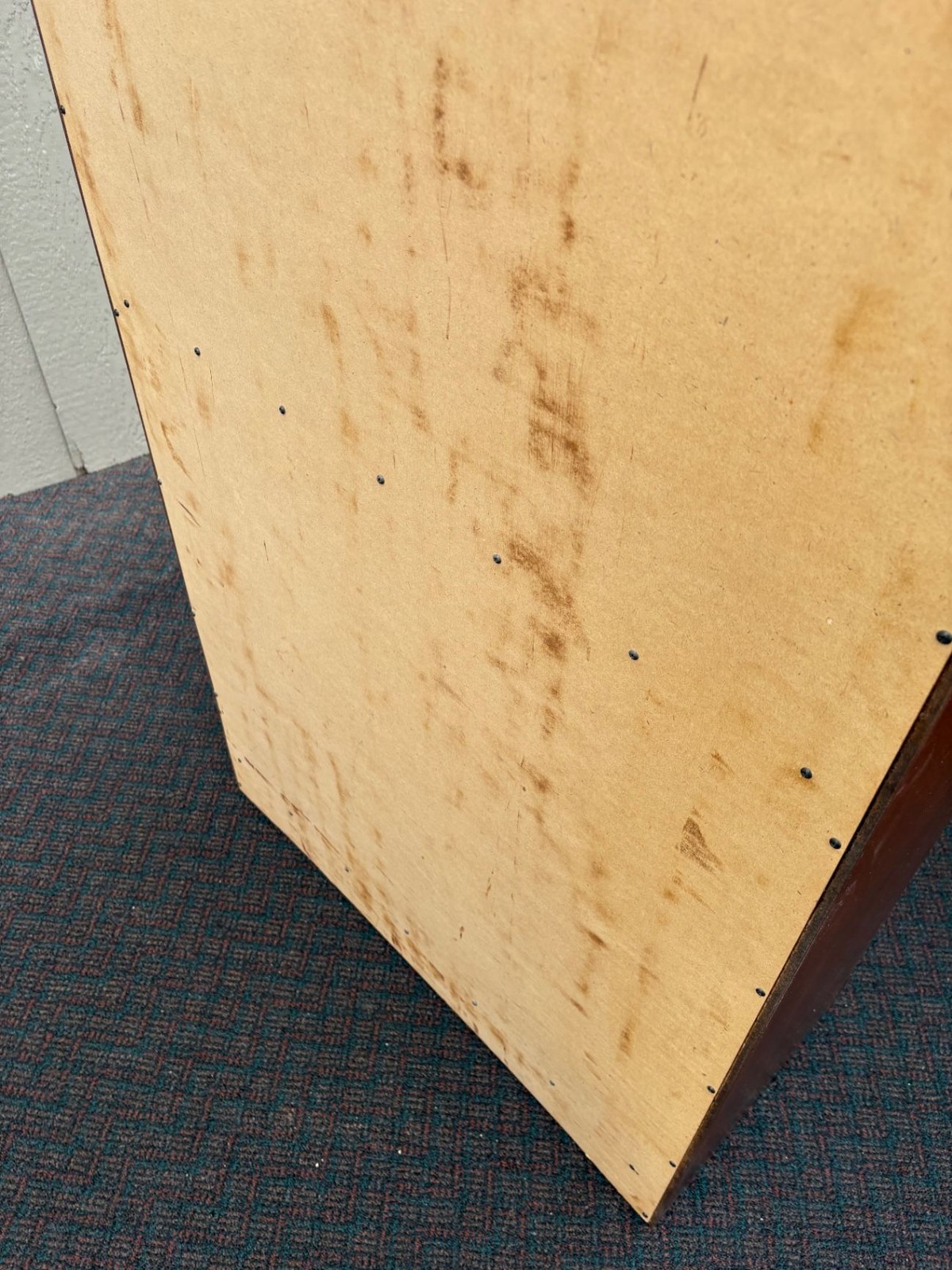 67505 Traditional Cherry Wood Bookcase with Beaded Trim Detail