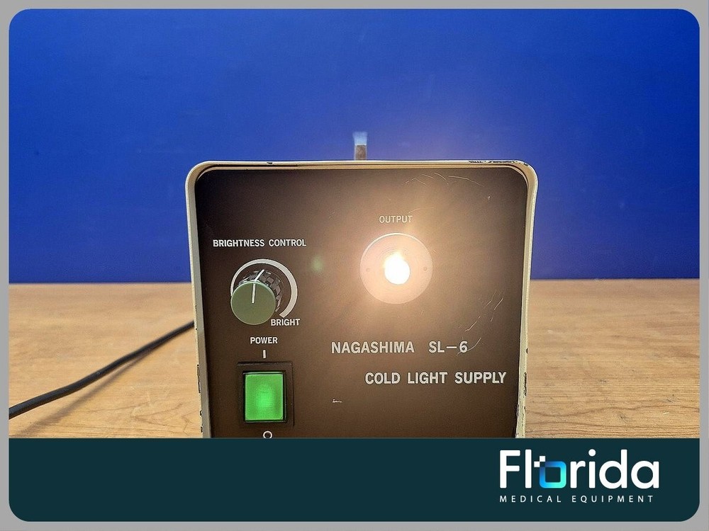 NAGASHIMA SL-6 COLD LIGHT SUPPLY / SL FIBER LIGHT SOURCE GOOD CONDITION