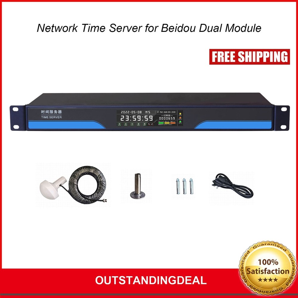 Network Time Server Kit for Beidou Dual Module GPS PTP Clock NTP Server IEEE1588