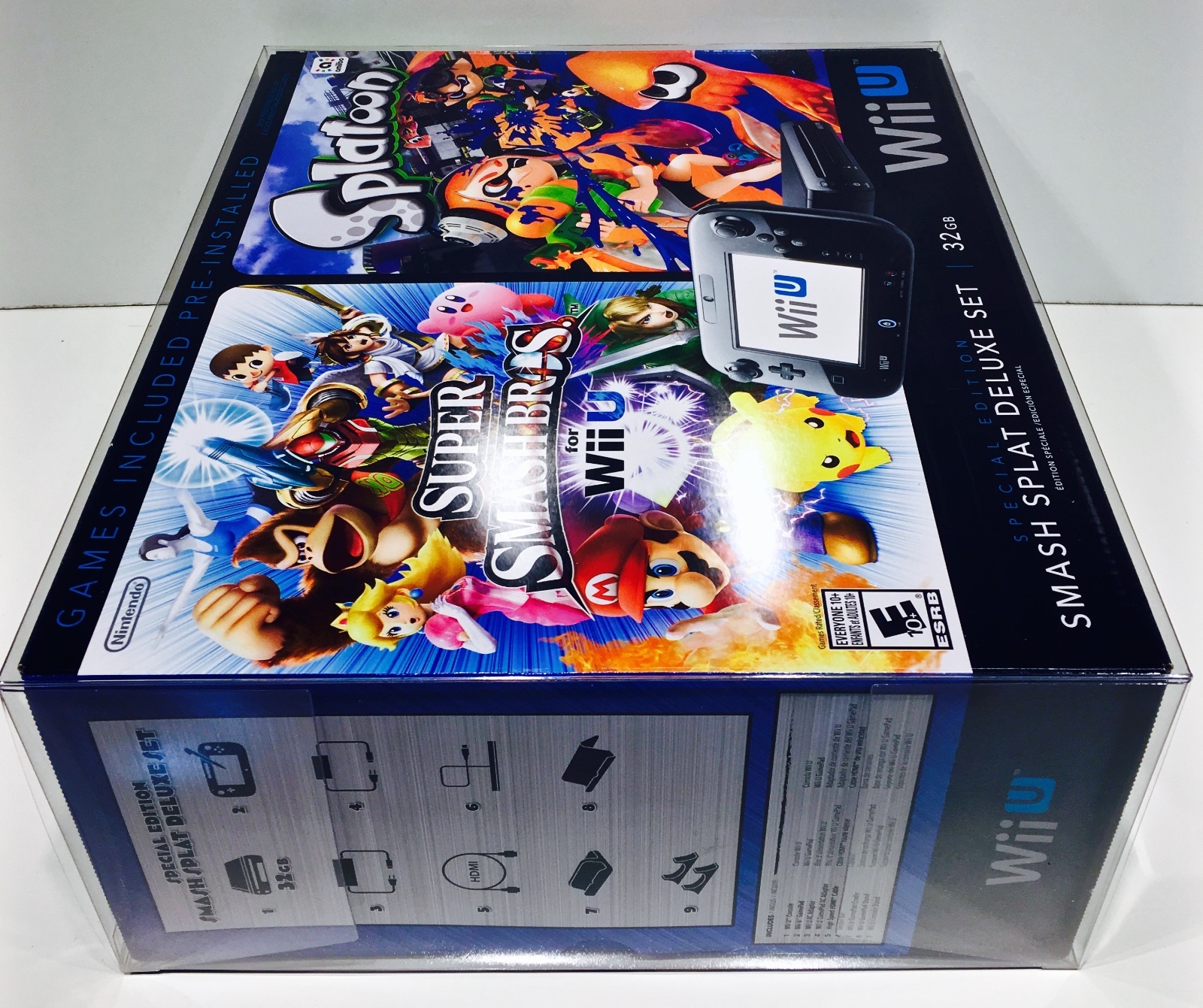 1 Clear Console Box Protector For Most Wii U Console Boxes Read! Nintendo