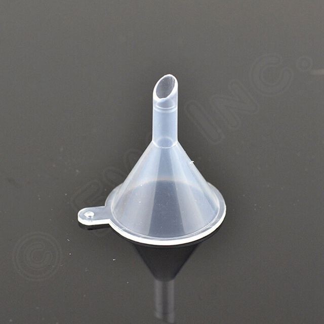 10pcs Small Plastic For Perfume Diffuser Bottle Mini Liquid Oil Funnels Lab US