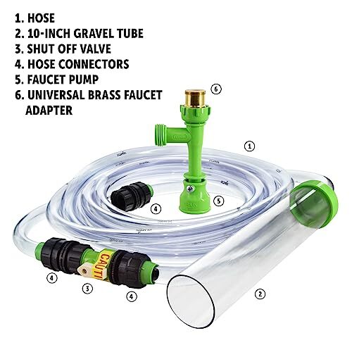 Python No Spill Clean and Fill Aquarium Maintenance System, Assorted Sizes
