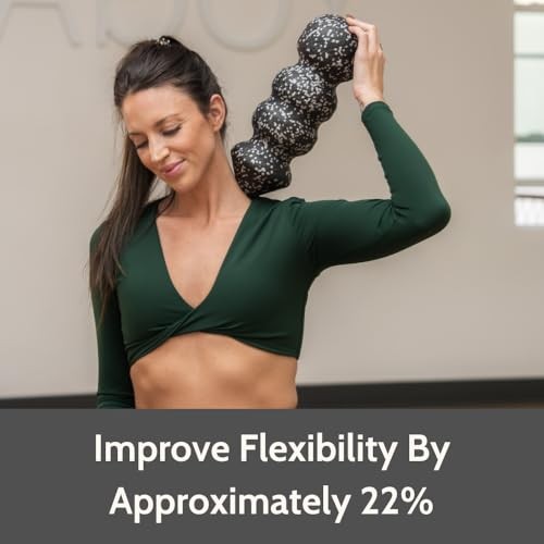 POINT - The Better Foam Roller for Physical Therapy. Deep Tissue Black & White