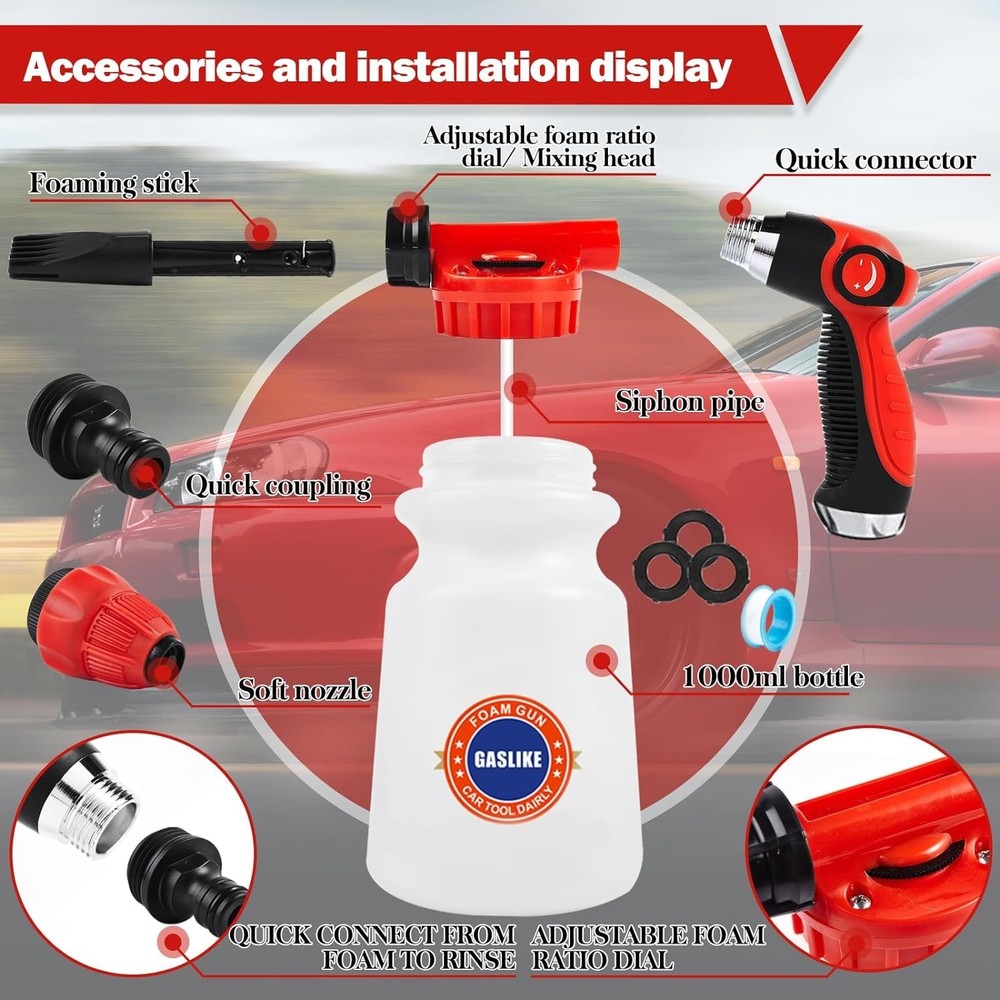 Ultimate 56Pc Car Wash Cleaning Kit