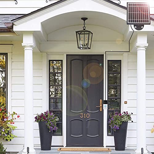 Solar Panel Compatible with Video Doorbell 1/newes Generation(2020 Release