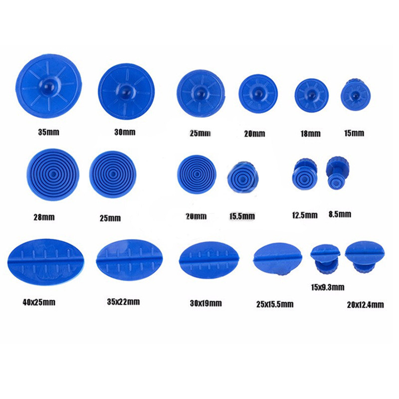 Car Boby Dent Repair 18 Tab Suction Cup Removal Slide Pulling Puller Hammer Tool