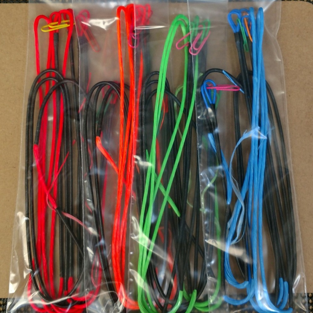 Electric Bowstrings: High Voltage custom compound bow string/cable sets