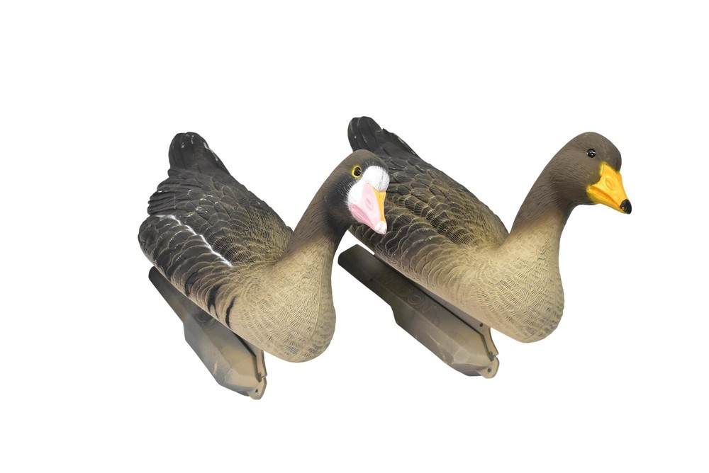 Higdon Floating Decoy Set 2 Pack Brown Plastic Polyethylene Ducks Hunting