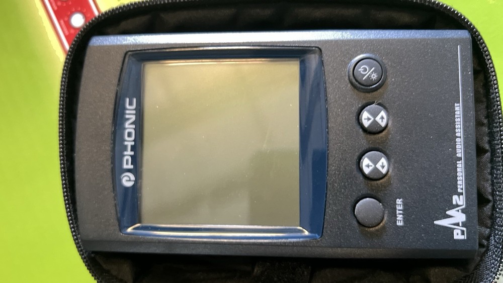 Phonic PAA2 Professional Audio Analyzer Handheld with Case Excellent Condition