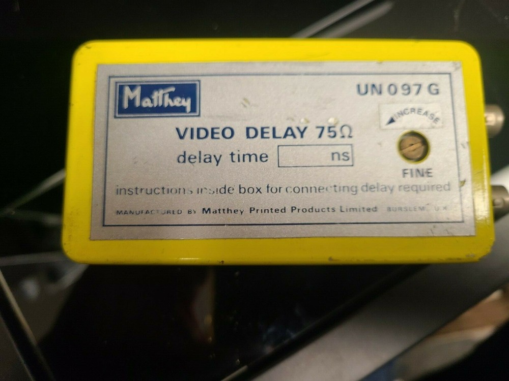 Matthey Silver Star Video Delay UN097G Adjustable