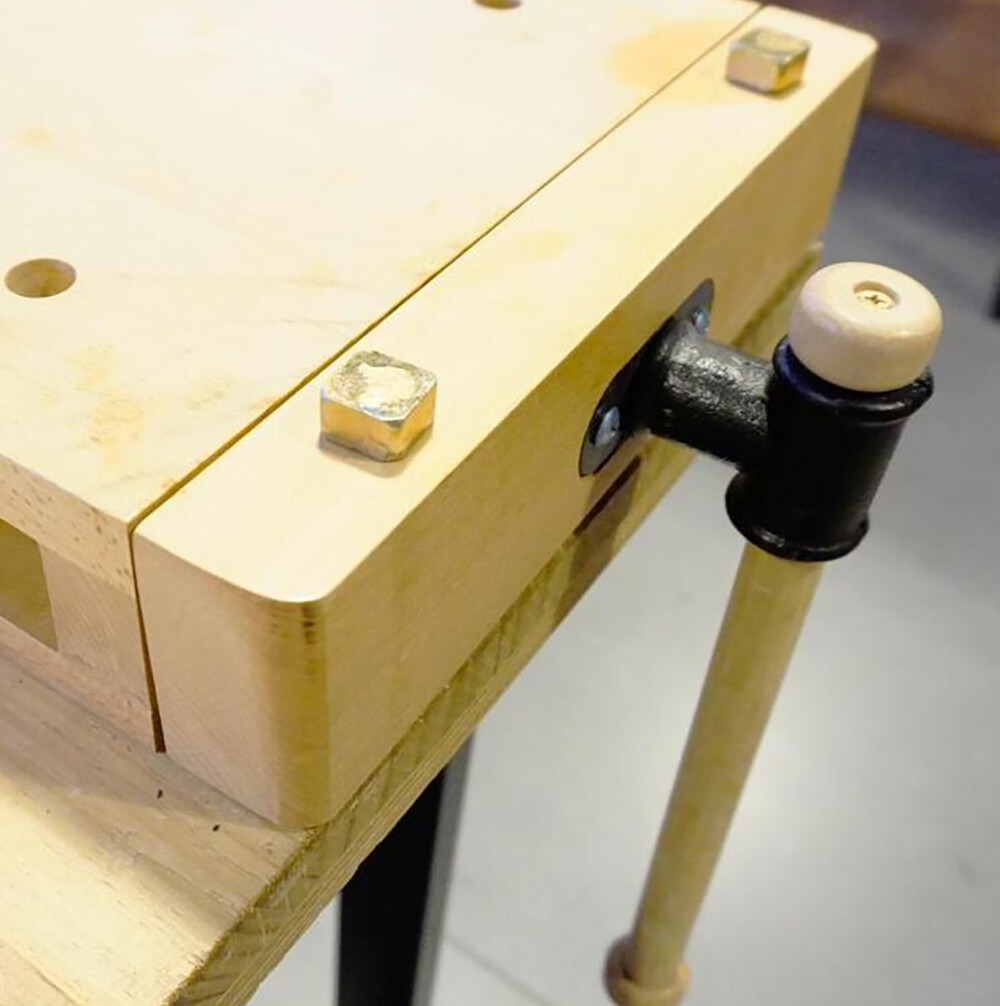 DIY small woodworking workbench Carpenter bench Woodworking fixture New