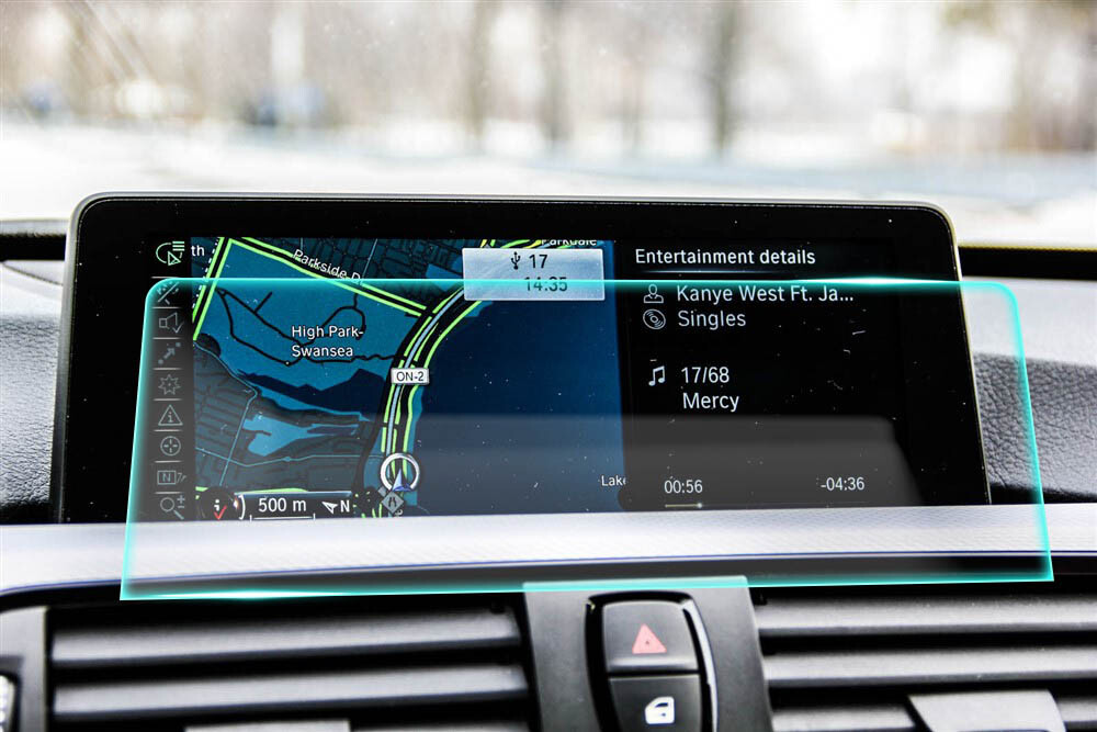Crystal Clear Screen Protector for 2014 BMW 335i Vehicle Navigation