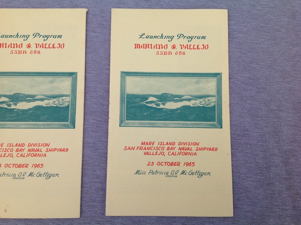 3 1965 Mare Island Navy Yard Programs