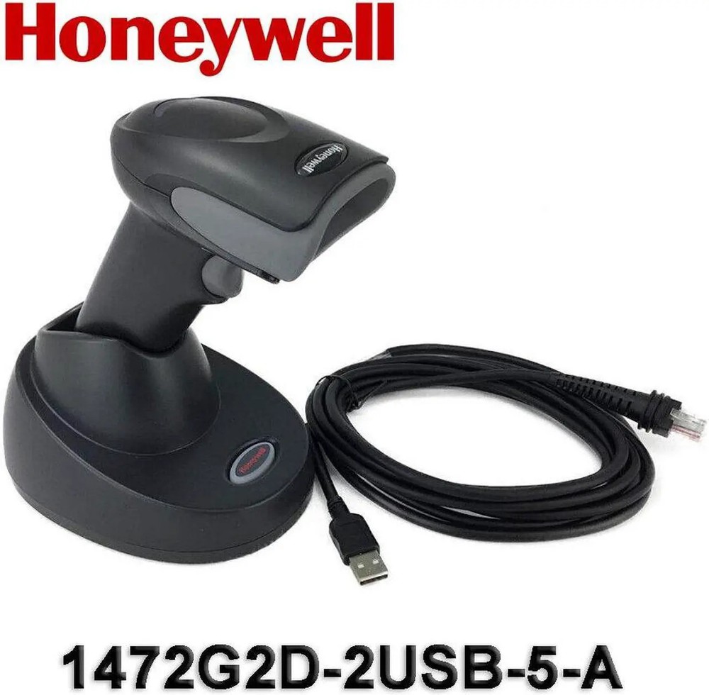 Honeywell Voyager 1472G2D-2USB-5-A 2D Barcode Scanner Area-Imaging Handheld Code