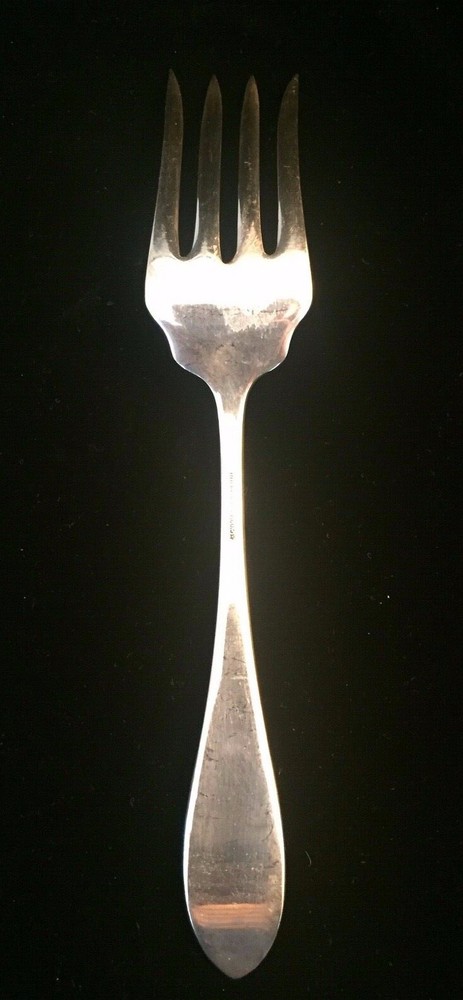 Rockford FAIROAKS Pattern 7 3/4" MEAT FORK Serving Fork Silver-plate Flatware
