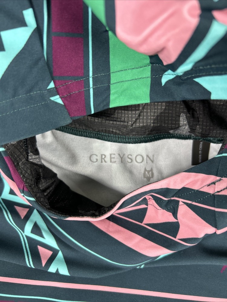 Greyson Cokato Golf Hoodie Pullover Ghostwolf Print Medium Multicolor MSRP $198