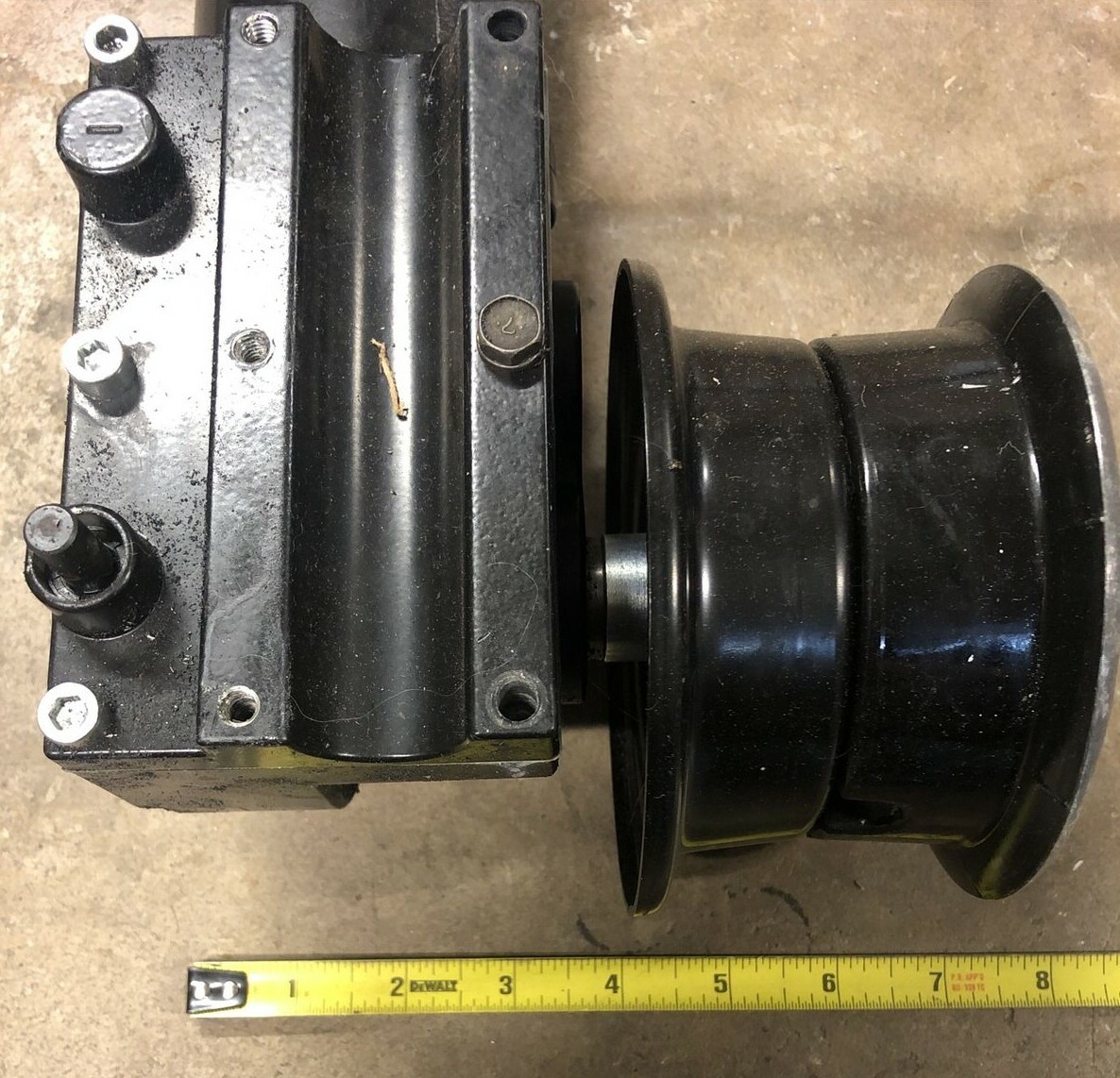 Electric Gearbox Motor winch capstan power winch crab pot puller 12v 24v dc