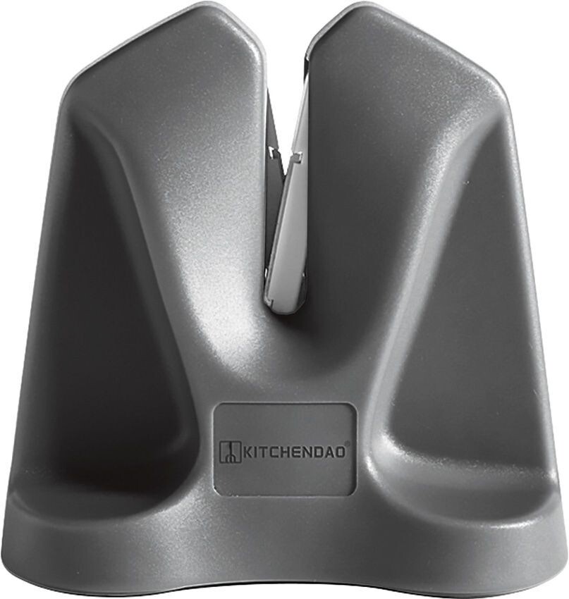 KitchenDAO V Sharpener Adjustable Sharpening Angles Non-Slip Base Stores Easily