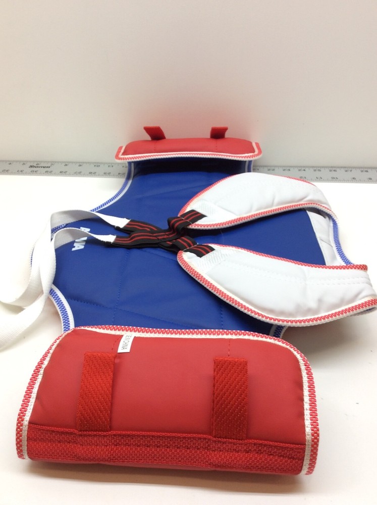 AAMA Solid Reversible Olympic Style Taekwondo Chest Guard Protector Size # 0
