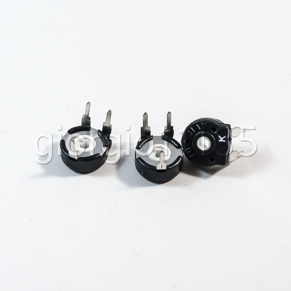 10pcs Spain Potentiometer Hexagonal Hole Horizontal Type 1K Ohm PT-10
