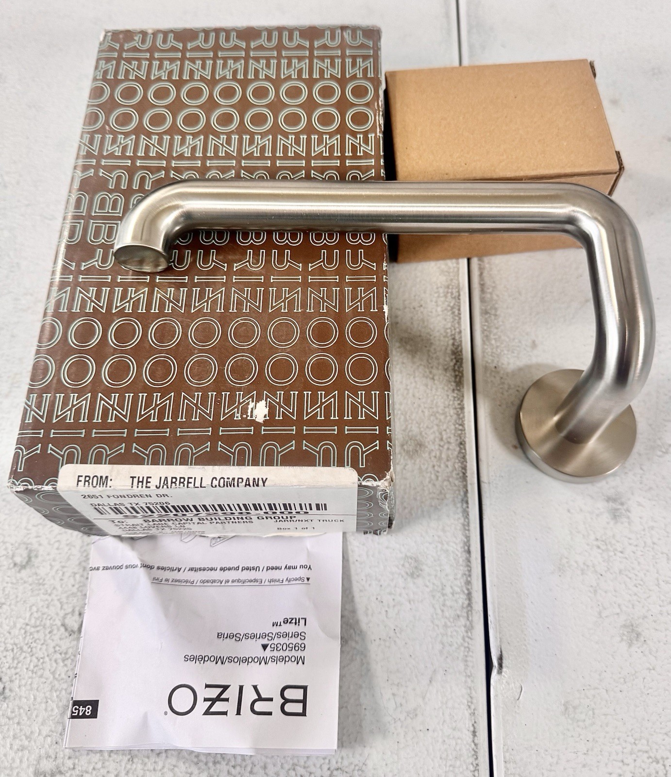 Brizo 695035-NK Litze Wall Mounted Euro Toilet Paper Holder Luxe Nickel NEW